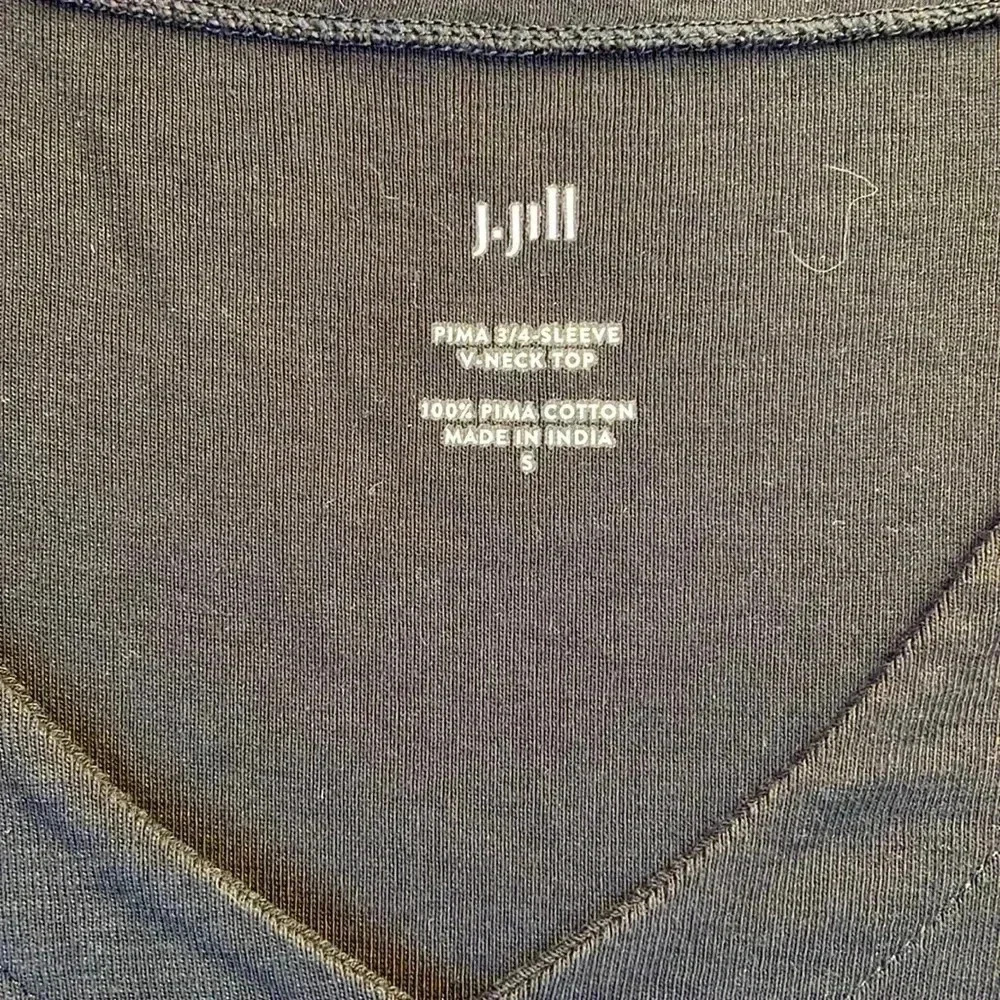 J Jill 3/4 sleeve top - Picture 2 of 2